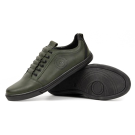 Polbut Scarpe casual da uomo in pelle 2121/2 kaki verde 1