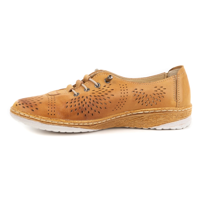 WASAK Scarpe da donna sneakers in pelle 0626W rosso arancia 1