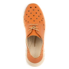 WASAK Scarpe da donna sneakers in pelle 0692W arancio arancia 1