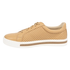 WASAK Scarpe da donna sneakers in pelle 0675W marrone 1