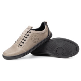 Polbut Scarpe casual da uomo in pelle 2121/2 grigio 2