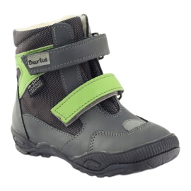 Stivali bartuś stivali con membrana 315 per velcro grigio/verde 1