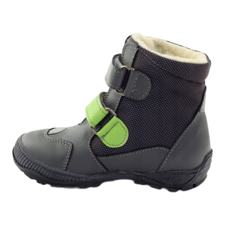Stivali bartuś stivali con membrana 315 per velcro grigio/verde 2