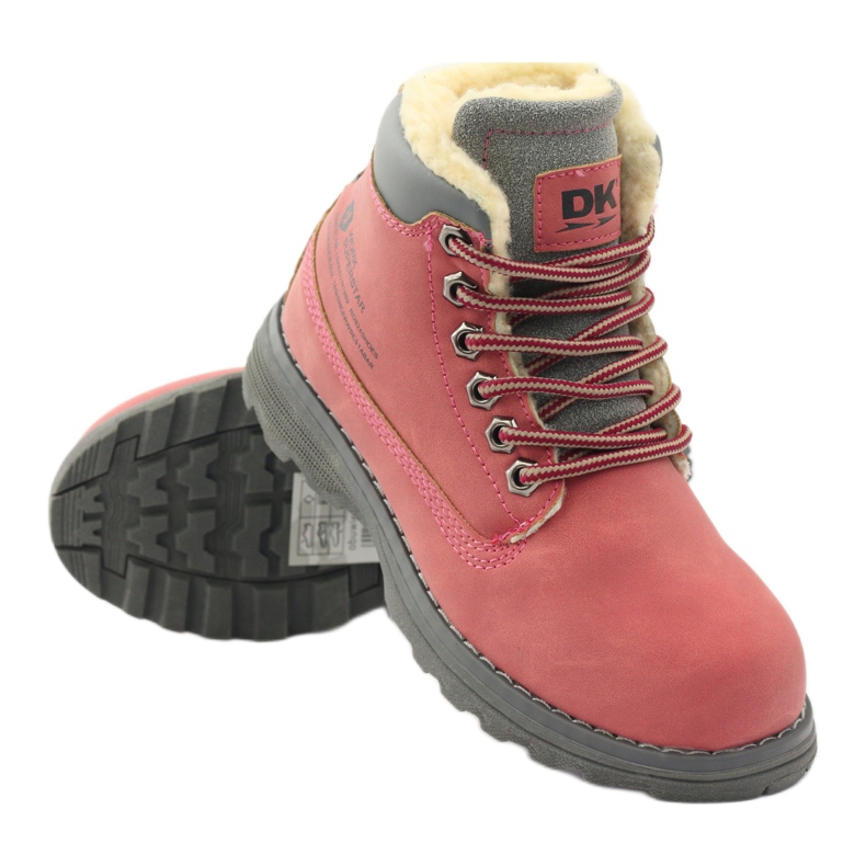 DK Scarponi da trekking invernali con cerniera 75009 rosa 3