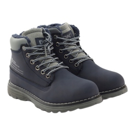 DK Scarponi da trekking invernali con cerniera 75009 blu navy grigio 4