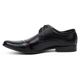 Olivier Scarpa formale da uomo in pelle 210V2 nera nero 1