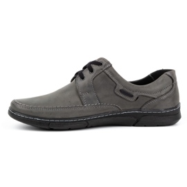 Olivier Scarpa stringata da uomo in pelle 60K grigio 1