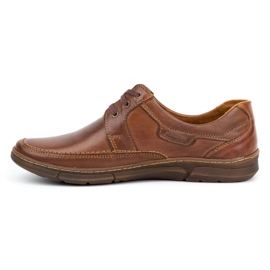 Olivier Scarpa stringata da uomo in pelle 60K marrone 1