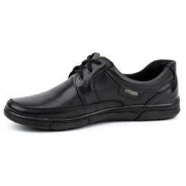 Olivier Scarpa stringata da uomo in pelle 60K nera nero 1