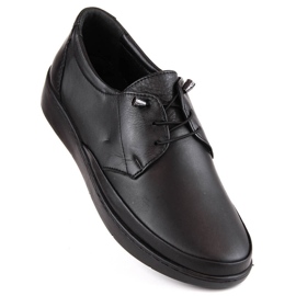 Scarpe slip-on da donna in pelle nera T.Sokolski H7503 nero 1