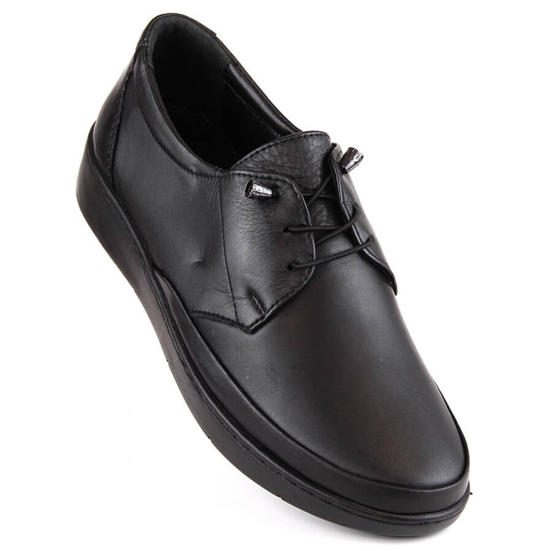 Scarpe slip-on da donna in pelle nera T.Sokolski H7503 nero 1