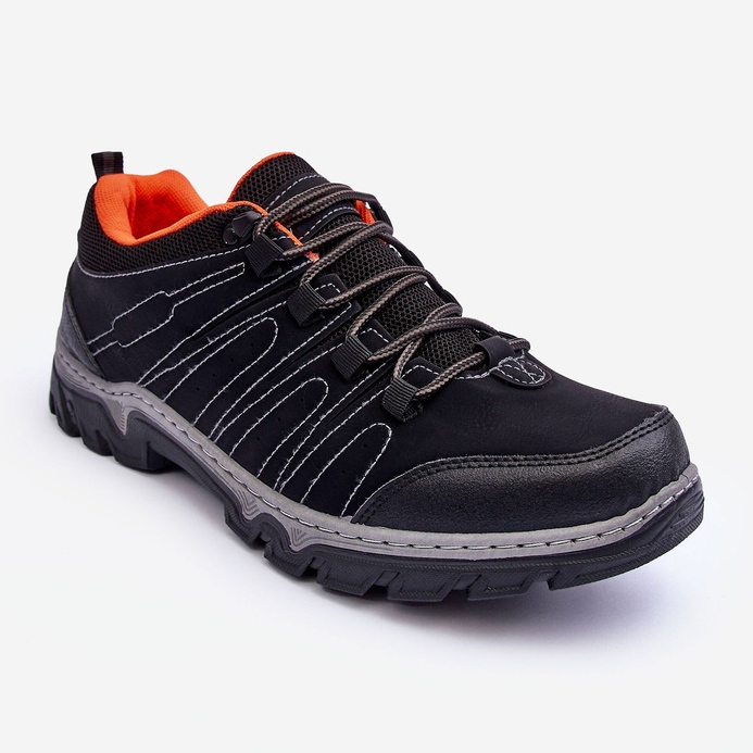 PG3 Scarponcini Trekking Uomo Bassi Neri Orlando nero 1