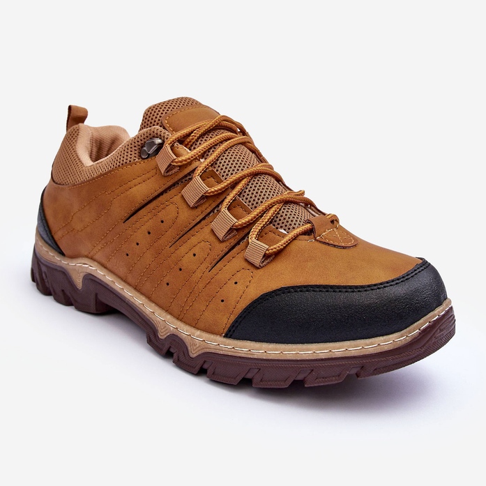 PG3 Scarponcini da trekking bassi da uomo Camel Orlando marrone 1