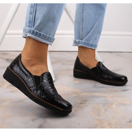 Comode scarpe Rieker W RKR166C coccodrillo nero 2