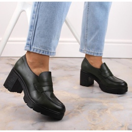 Scarpe sul palo Potocki W WOL166B verde 2