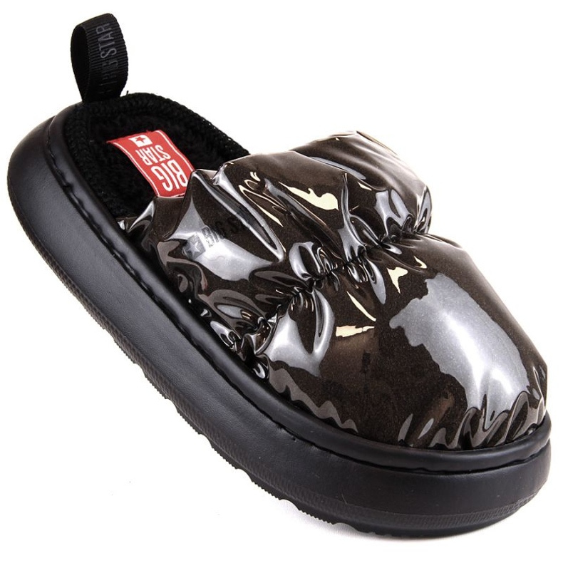 Pantofole da casa metalliche Big Star W INT1910 nere nero 1