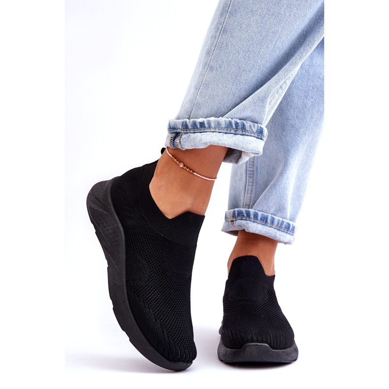 Scarpe Sportive Slip-on da Donna Nere Claris nero 7