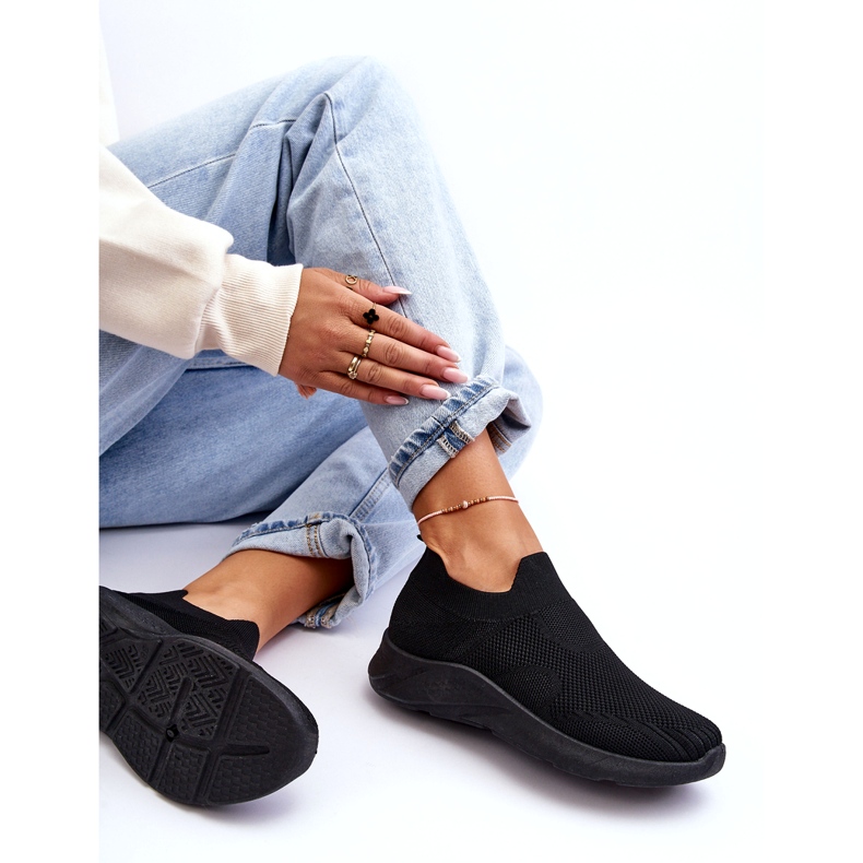 Scarpe Sportive Slip-on da Donna Nere Claris nero 4