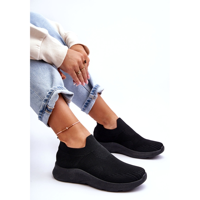 Scarpe Sportive Slip-on da Donna Nere Claris nero 5