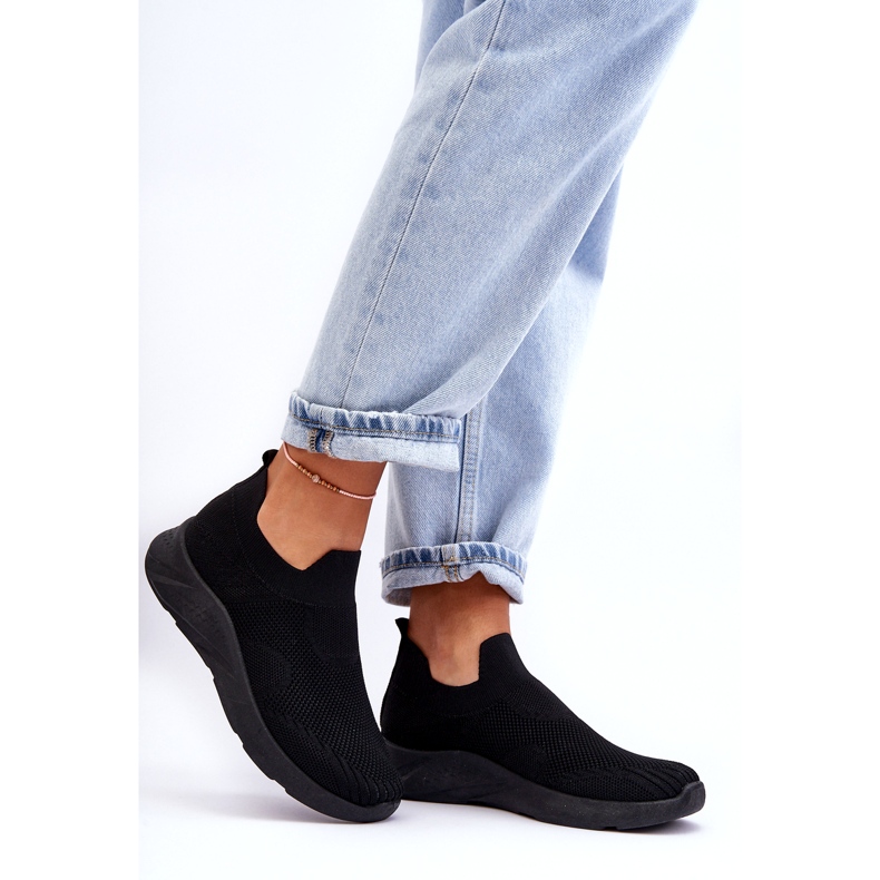 Scarpe Sportive Slip-on da Donna Nere Claris nero 6