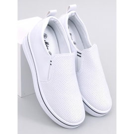Jenkins Sneaker slip-on con zeppa bianca 1
