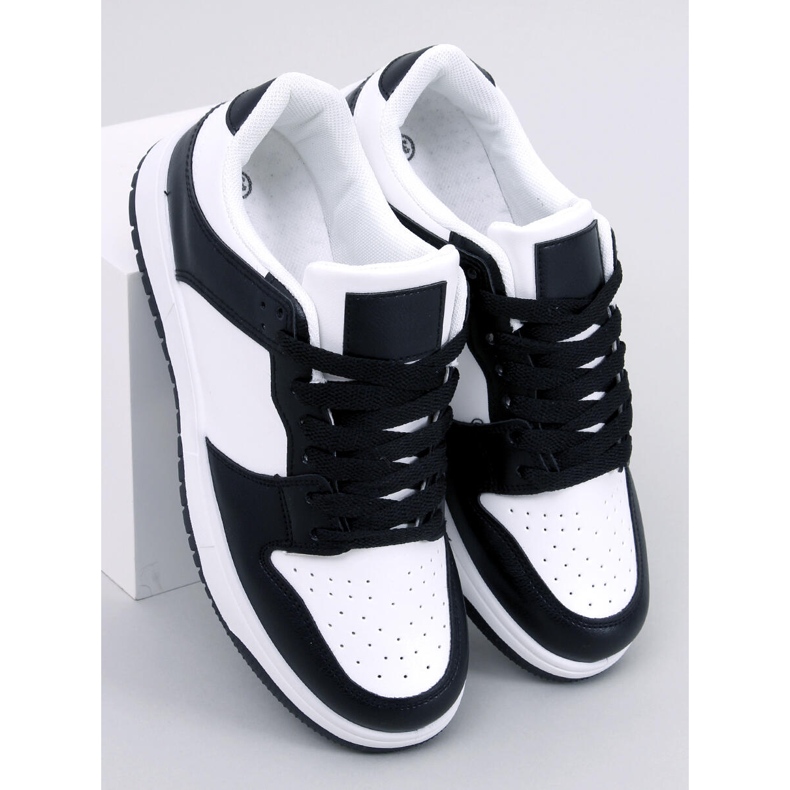 Sneakers bicolore Ballou Black bianca 1