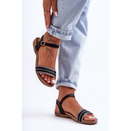 Sandali Bassi Classici da Donna Nero S.Barski 6708 1