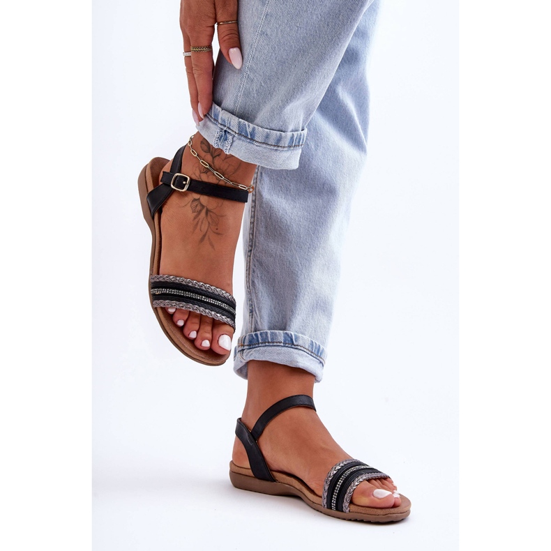 Sandali Bassi Classici da Donna Nero S.Barski 6708 1
