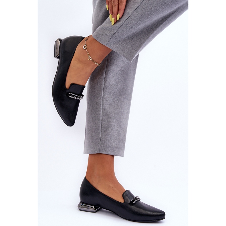 PD1 Ballerine Con Catena Nere Lanez nero 2