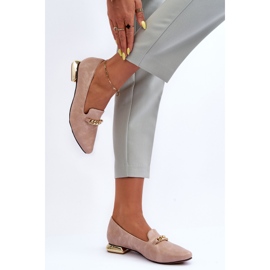 PD1 Ballerine Con Catena Beige Lanez 2