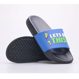 Pantofole Coqui Jr. 6383-612-2220 blu 1