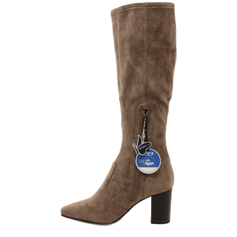 Stivaletti da donna Beige-Tortora Stretch Caprice 9-25520-41 355 2