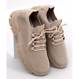 Sneakers calzino Maure Khaki beige 1