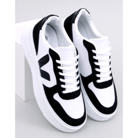 Pyles Sneakers da donna nere bianca 1