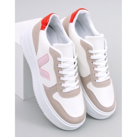 Sneakers da donna Pyles BIANCO/ROSA bianca 1
