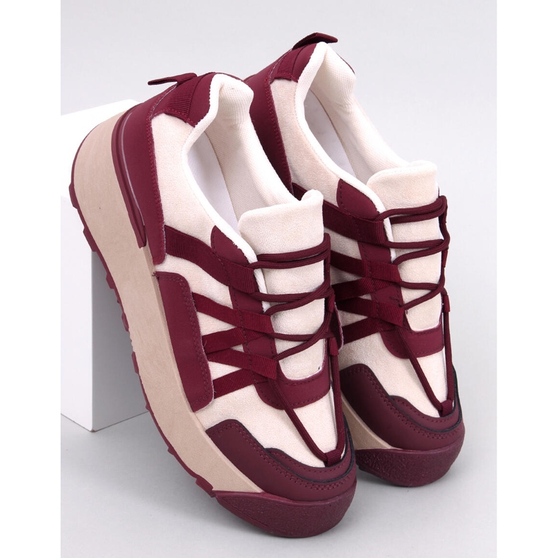Sneakers Potts Wine da donna rosso 1