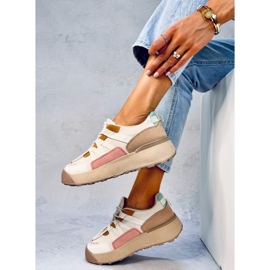Sneakers Potts Beige da donna 2