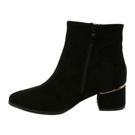 Evento Stivali in pelle scamosciata con decorazione argento, Nero 23BT35-6420 1