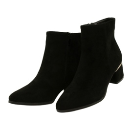 Evento Stivali in pelle scamosciata con decorazione argento, Nero 23BT35-6420 2