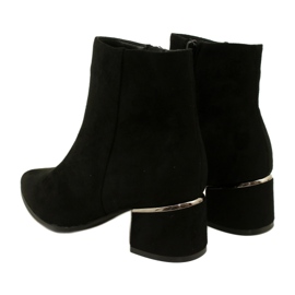 Evento Stivali in pelle scamosciata con decorazione argento, Nero 23BT35-6420 3