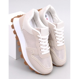 Sneakers a suola alta Bois Beige 1