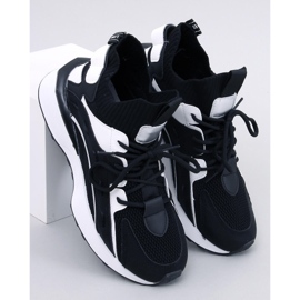 Sneakers a calzino nere Boyce nero 1