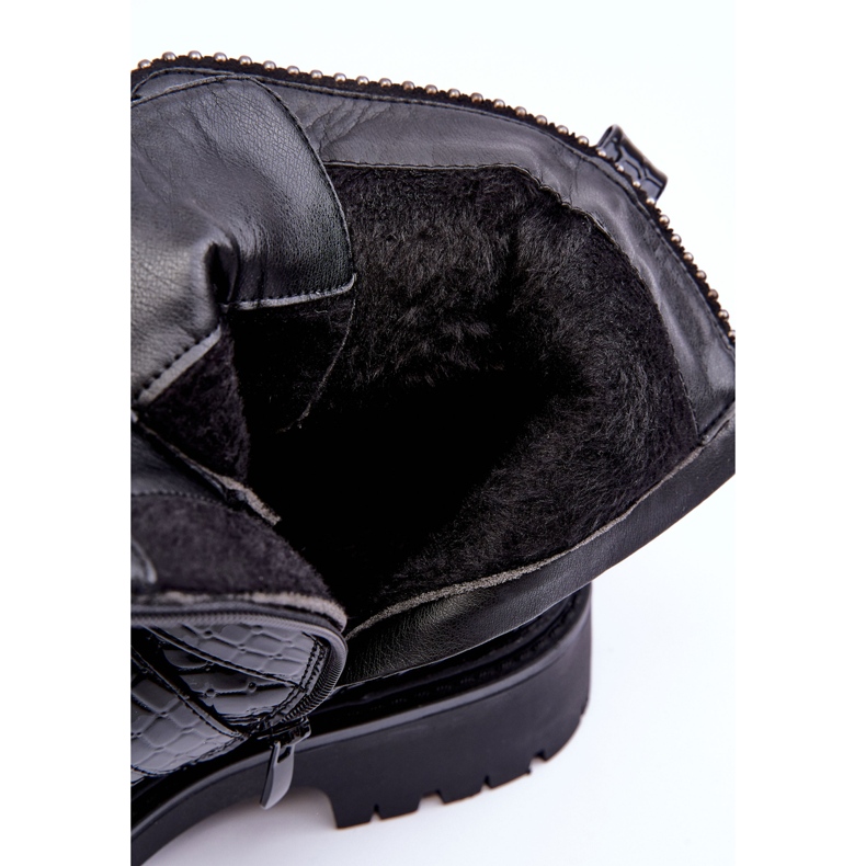 Stivali Serpenti Da Donna Con Strisce Neri Leora nero 2
