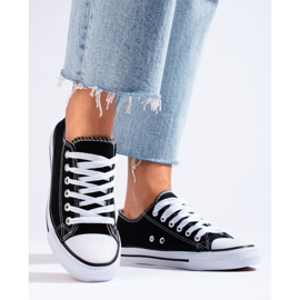 Classiche sneakers Shelovet nere da donna nero 2
