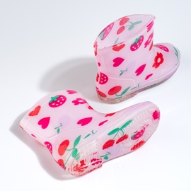 Wellington alla frutta Shelovet rosa da bambina 2