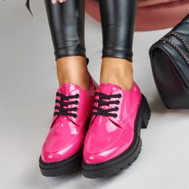 La.Fi Scarpe stringate laccate rosa 2