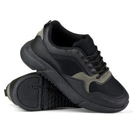 Sneakers nere da donna nero 1