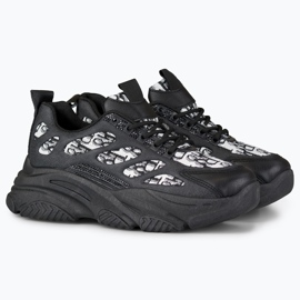 Sneakers nere da donna Emis nero 2