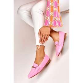 Scarpe piatte rosa 1