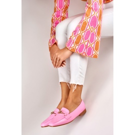Scarpe piatte rosa 2